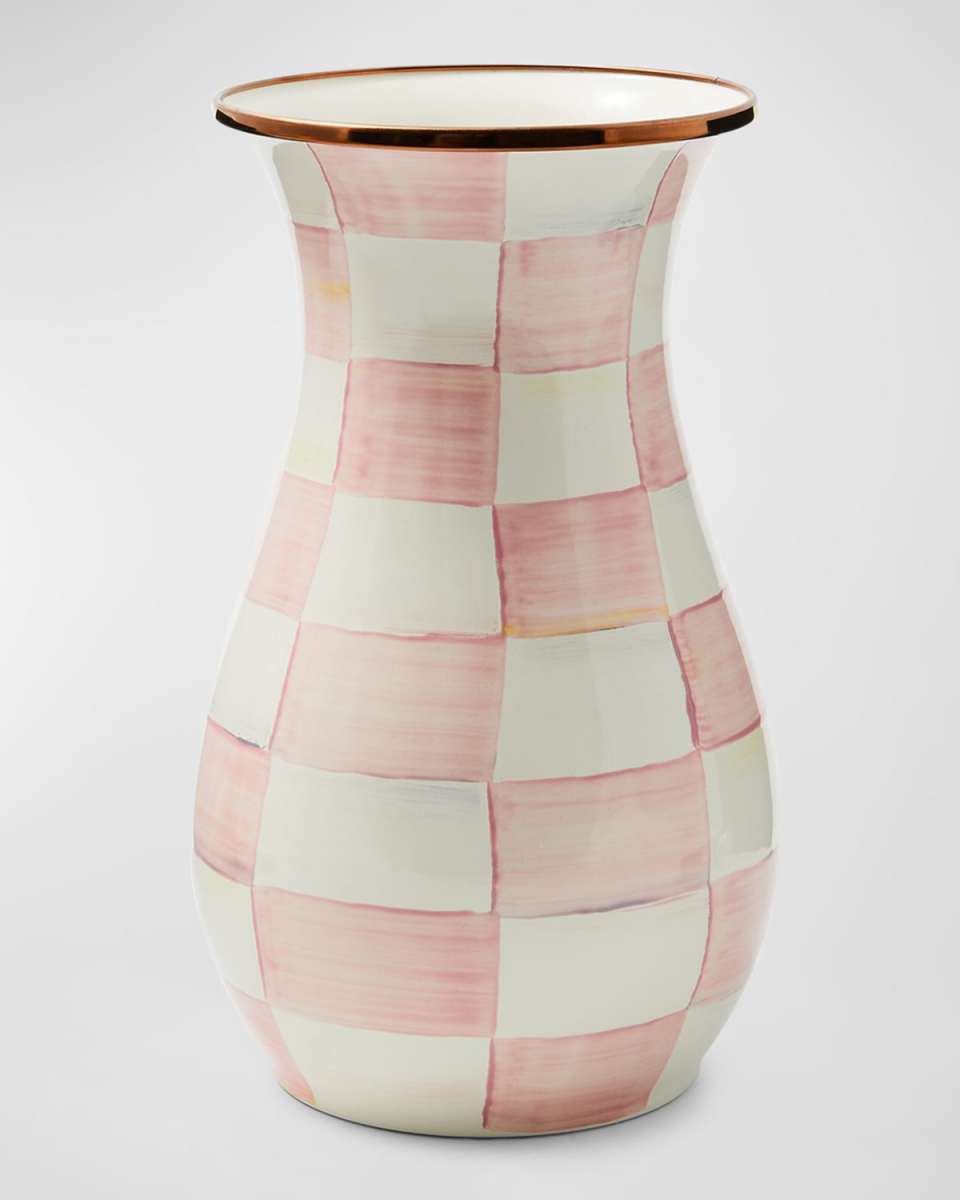 Rosy Check Tall Vase